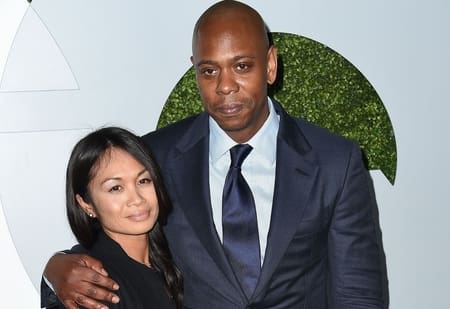 Dave Chappelle and his wife Elaine